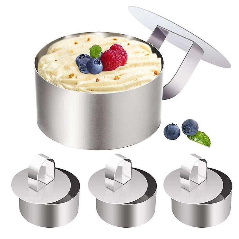 6pcs Cake Rings, Mousse Cake Molds and Pastry Baking Ring
