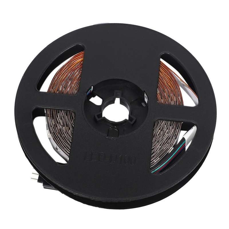 5m Non-waterproof Dc12v 60leds Flexible Lighting Ribbon Tape Us Plug
