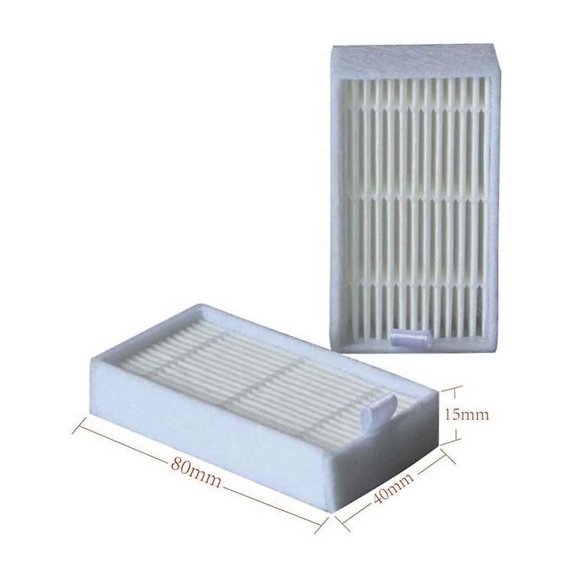10 Side Brush+12 Hepa Filter for Ilife V3 V3s V5 V5s V5s Pro Cleaner