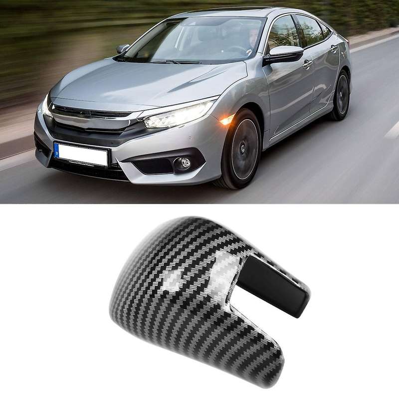 For Honda City Car Gear Shift Handle Knob Frame Cover Decor Sticker