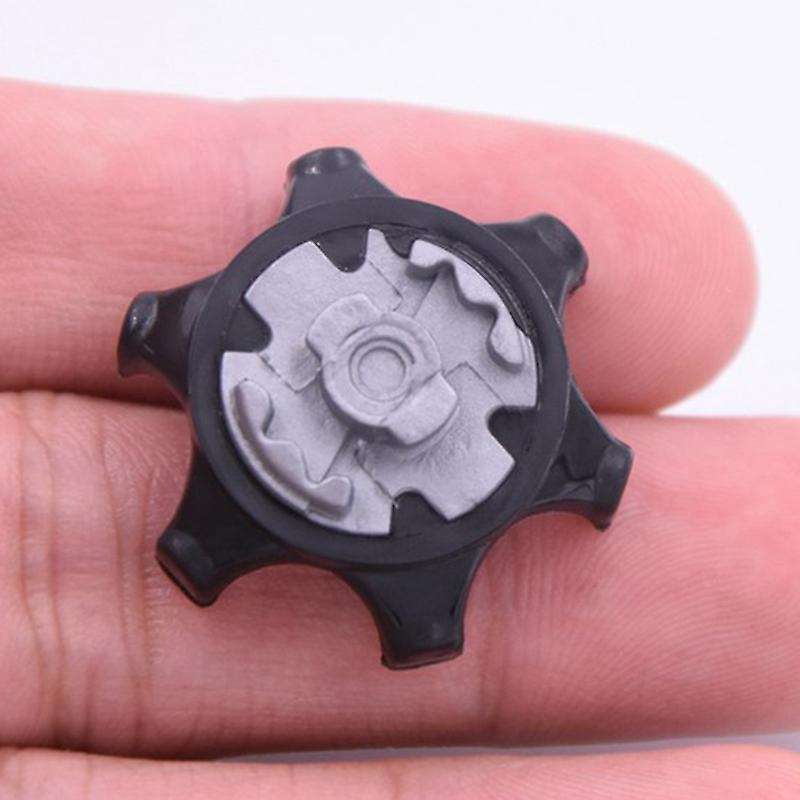30pcs Golf Shoe Spikes Black Clamp Cleats Studs with Removal Tool