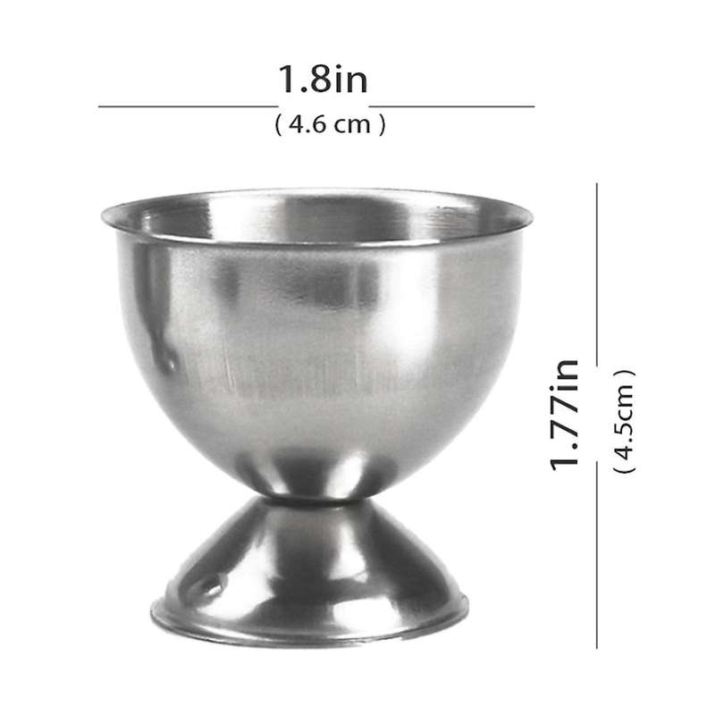 Stainless Steel Eggs Separator,4 Spoons,4 Cups,1 Shells Remover