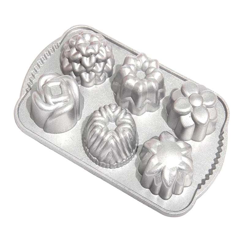 Geo Bundtlette Pan,one Size 6 Different Shapes,diy Cake Pan,bundt Pan
