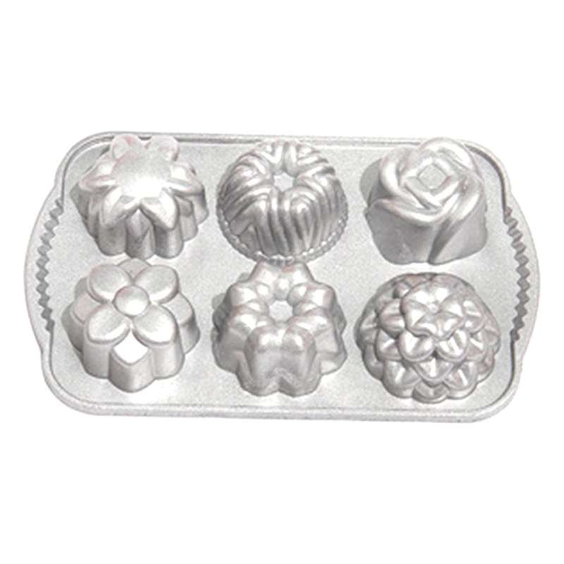 Geo Bundtlette Pan,one Size 6 Different Shapes,diy Cake Pan,bundt Pan