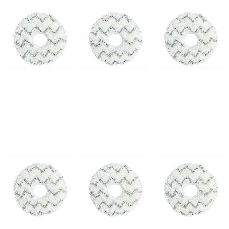 6pcs Mop Cloth for Ecovacs Deebot X1 Omni Turbo Robot Vacuum Cleaner