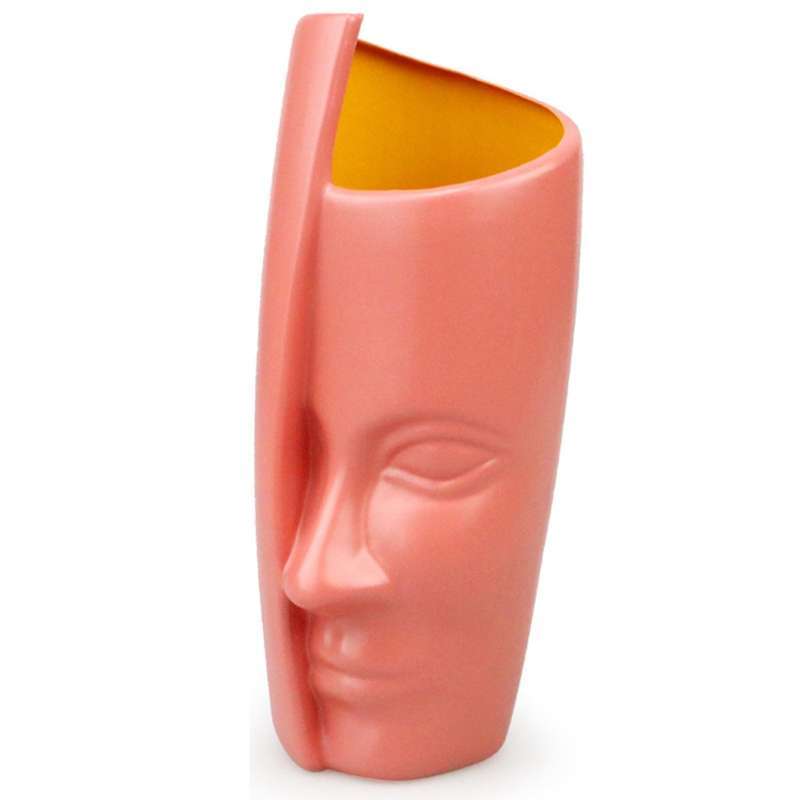European Home Decor Plastic Vase Unbroken Wedding Flower(pink)
