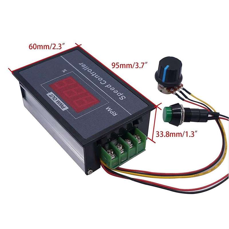 Pwm Dc Motor Speed Controller with Digital Display 30a Pwm