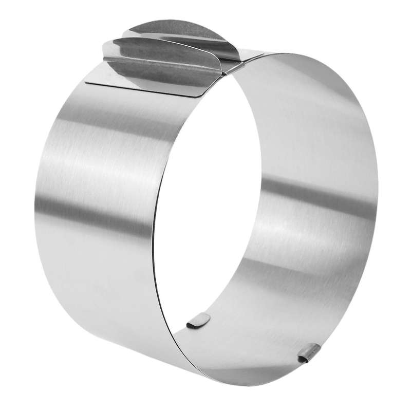Cake Ring 6 to 12 Inch Adjustable Round Stainless Steel Mousse Mould