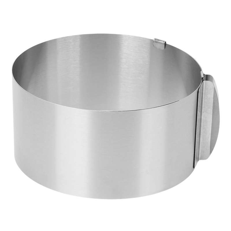 Cake Ring 6 to 12 Inch Adjustable Round Stainless Steel Mousse Mould