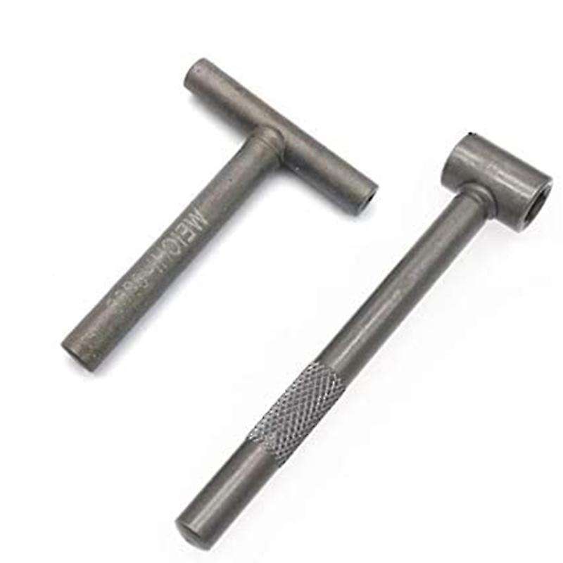3 Pcs Motorcycle Engine Valve Screw Adjusting Spanner + Feeler Gauge