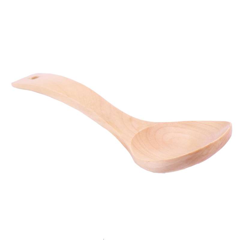 10 Pieces Wooden Spoons for Eating, Eco-friendly Handmade Teaspoon