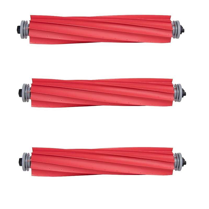 For Roborock Rubber Main Brush Of S7 Robot Vacuum Cleaner 3pcs