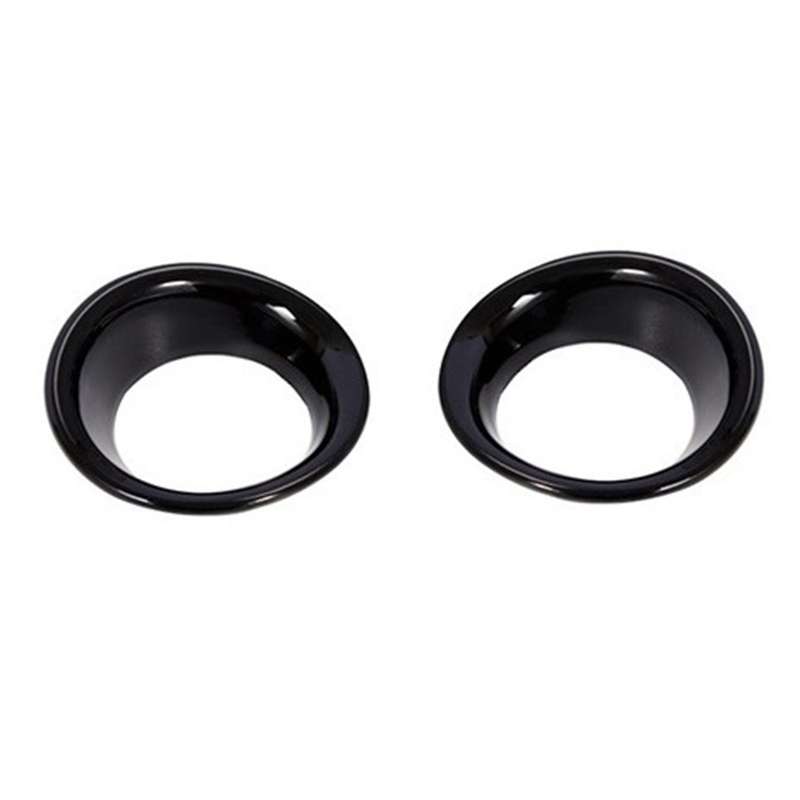 For Toyota Harrier Venza Abs Black Front Fog Lamp Light Trim