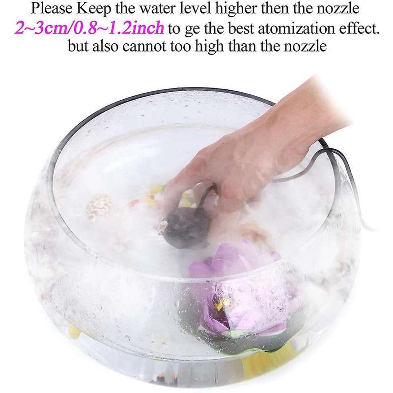 Electric Ultrasonic Humidifier Mini Mist Fogger Pond Atomizer Us Plug