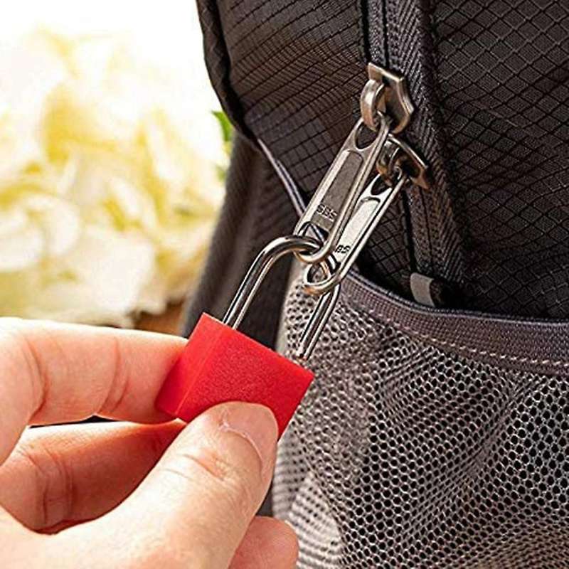 8 Pack Locks Small Padlock with Key Luggage Gym for Outdoor School C