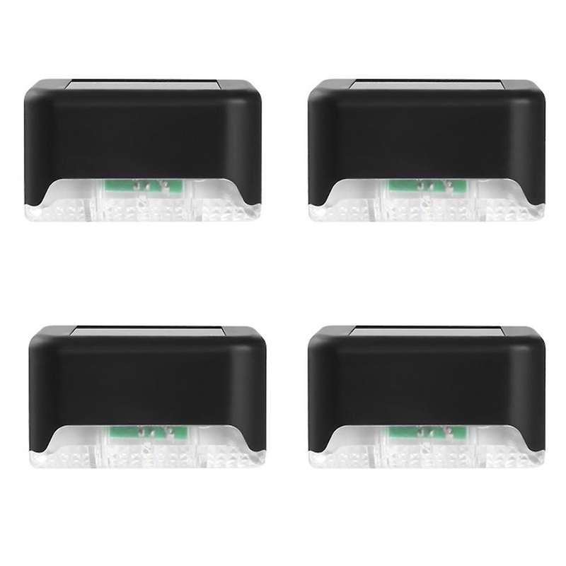 4pcs Led Outdoor Garden Solar Light for Stair Courtyard