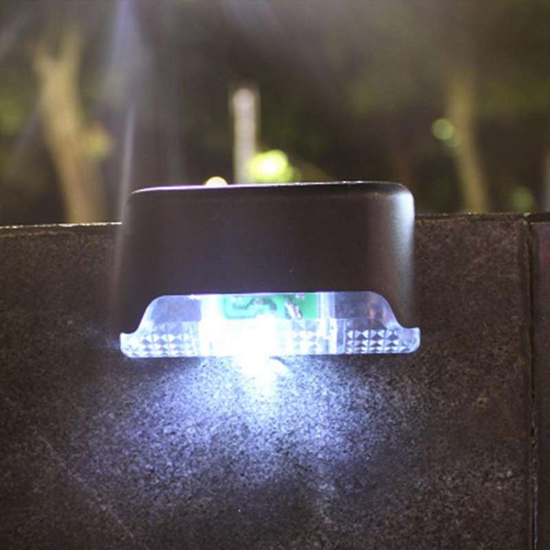 4pcs Led Outdoor Garden Solar Light for Stair Courtyard