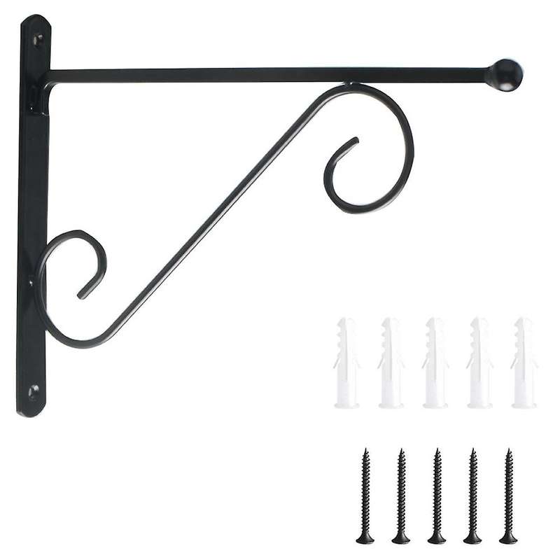 11.4 Inch Wall Hanging Basket Iron for Bird Feeder Lantern Wind Chime