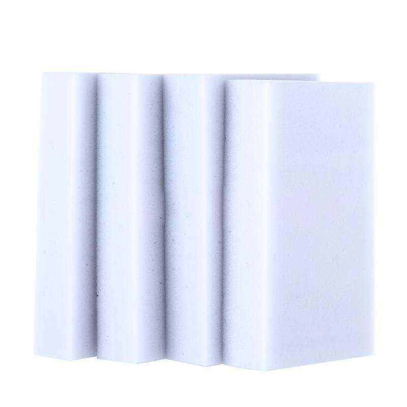 100pcs Eraser Foam Cleaner Magic Sponge Multi-functional White