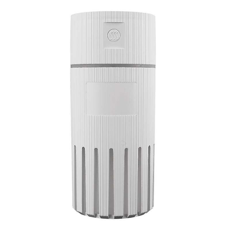 2 In 1 Mini Cool Mist Humidifier for Car Travel Bedroom Home,white