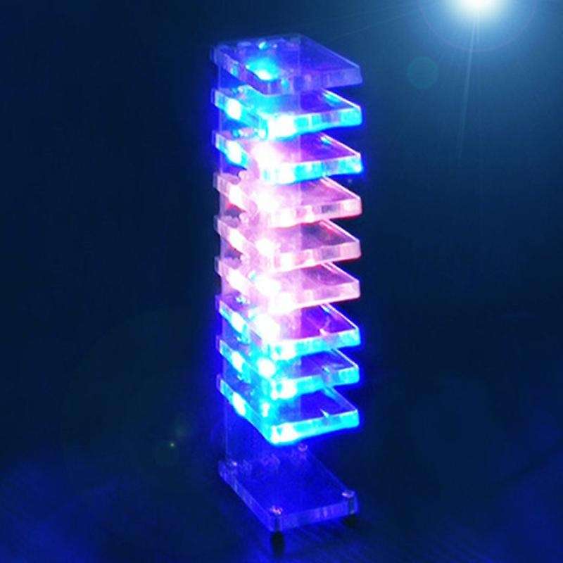 Vu Meter 10 Level Column Light Led Electronic Crystal Sound Control