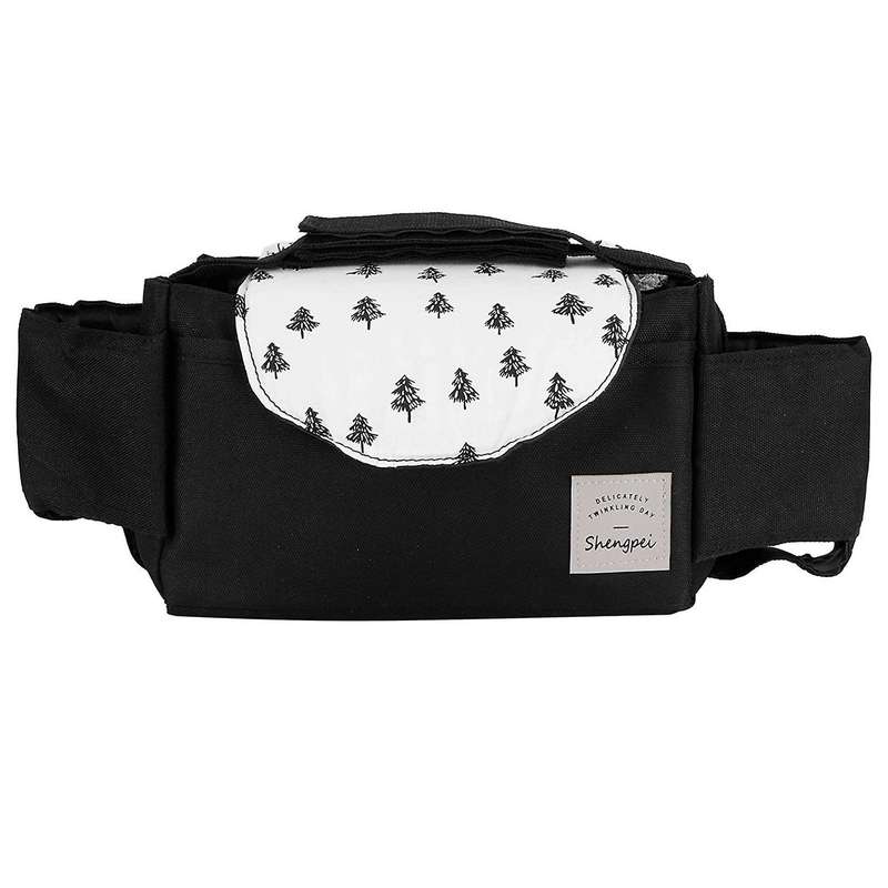 1x Baby Stroller Hanging Bag Storage Bag Universal 300x190x130mm