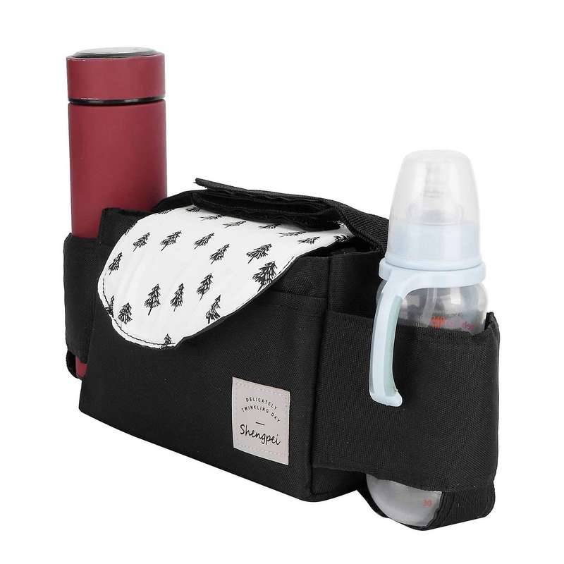 1x Baby Stroller Hanging Bag Storage Bag Universal 300x190x130mm