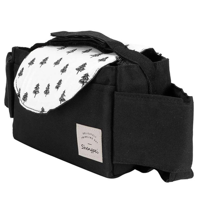 1x Baby Stroller Hanging Bag Storage Bag Universal 300x190x130mm