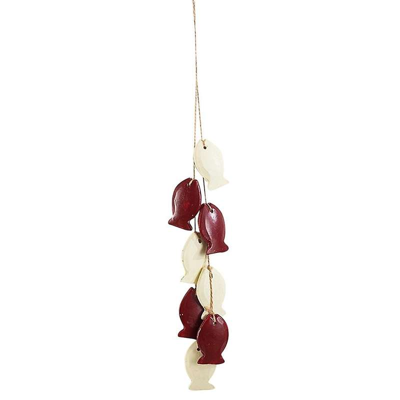 Mediterranean Decorative Fish String Pendant Home Fish String , D