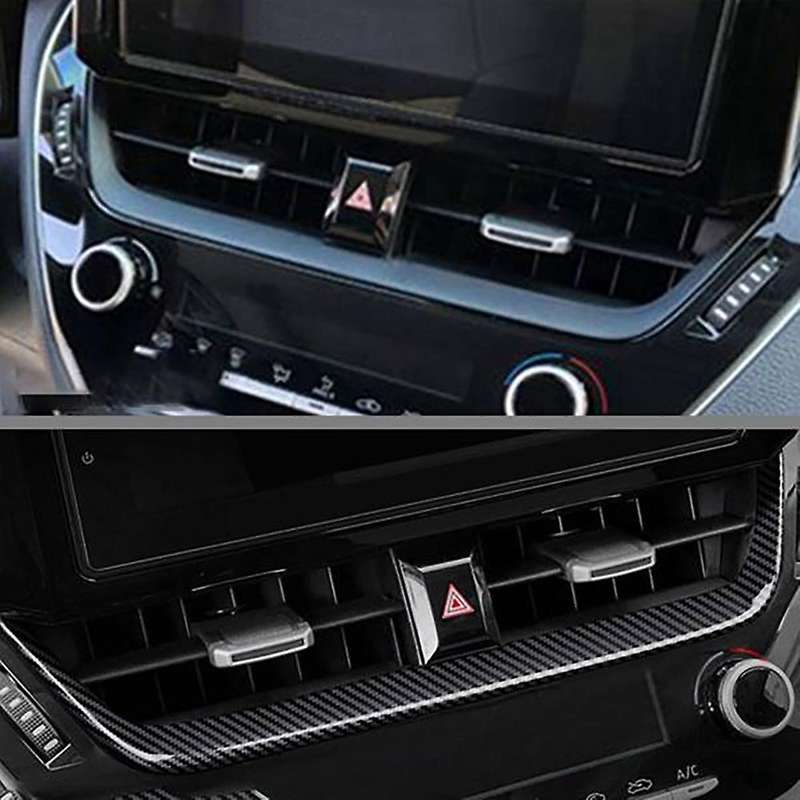 Air Vent Frame Cover Trim for Toyota Corolla Cross Carbon Fiber L