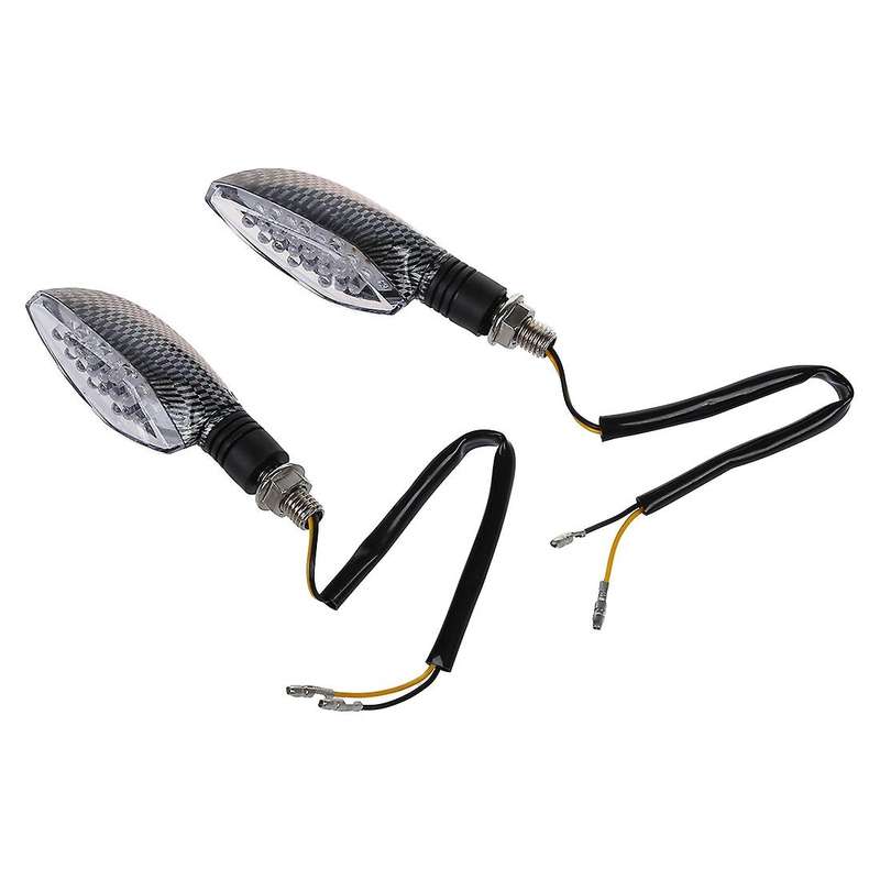 4 X Flasher 16 Leds Moto 12v Amber Orange Lighting Signal Lights