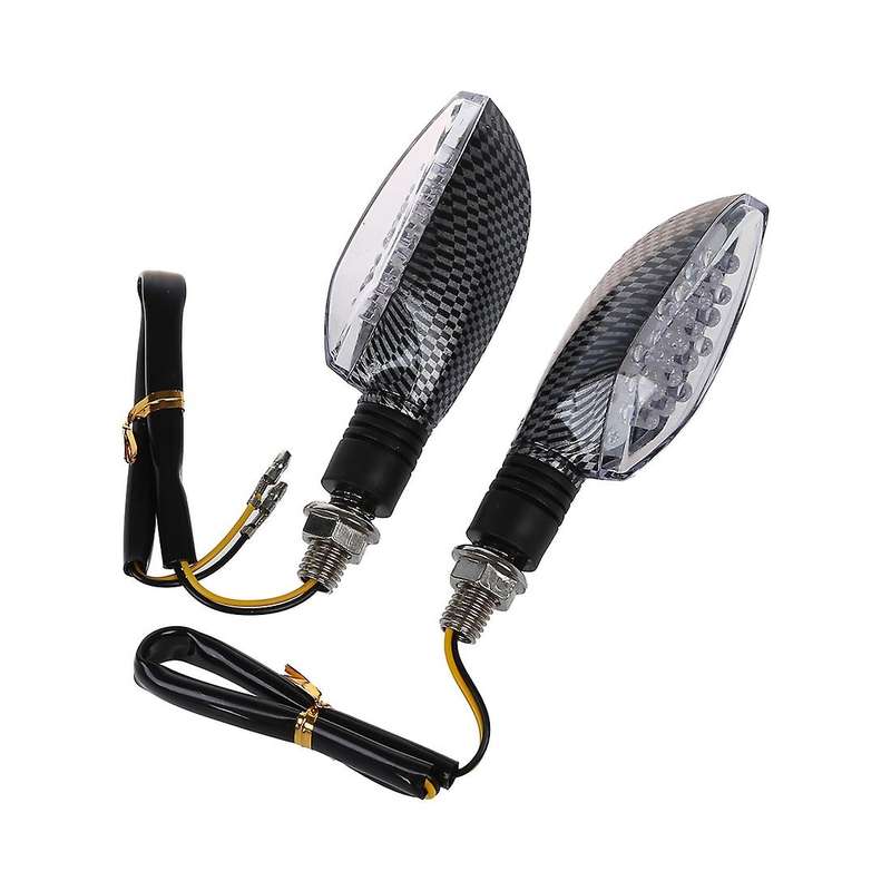 4 X Flasher 16 Leds Moto 12v Amber Orange Lighting Signal Lights