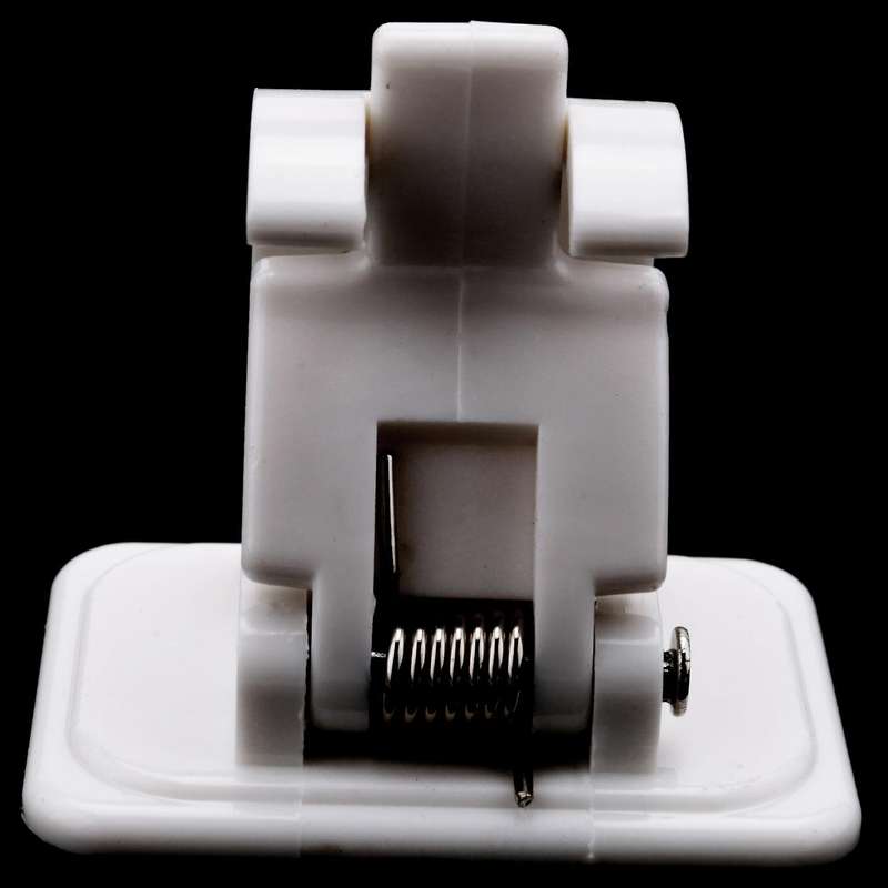 10 Pcs Self Adhesive Hooks Rod Bracket Hanging Rod Clip Wall Hooks
