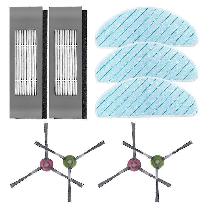 For Ecovacs T9 Max T9 Aivi T9 Aivi+ T9 Mop Rag Filter Side Brush