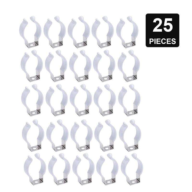 25pcs Stainless Steel Mounting Bracket to Hang T8led Tube  Lampholder