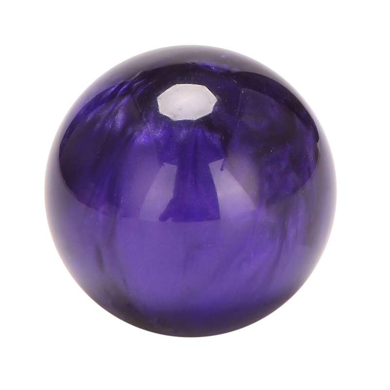 Acrylic Shift Knobs with 3 Adapter for Manual Car Purple