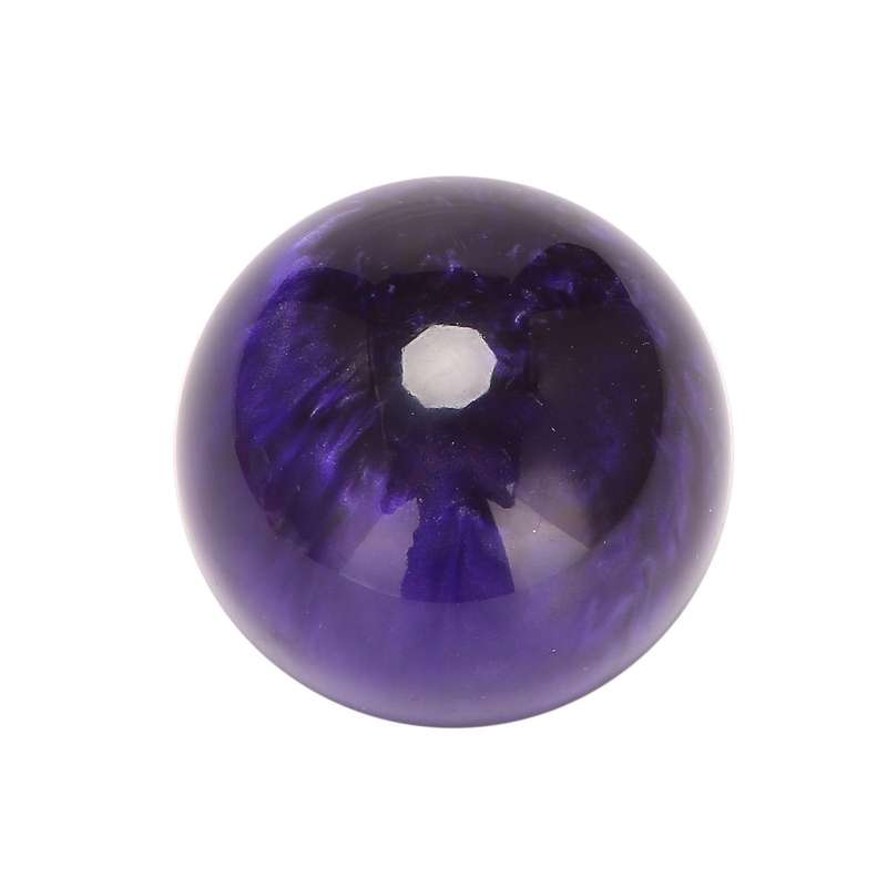 Acrylic Shift Knobs with 3 Adapter for Manual Car Purple