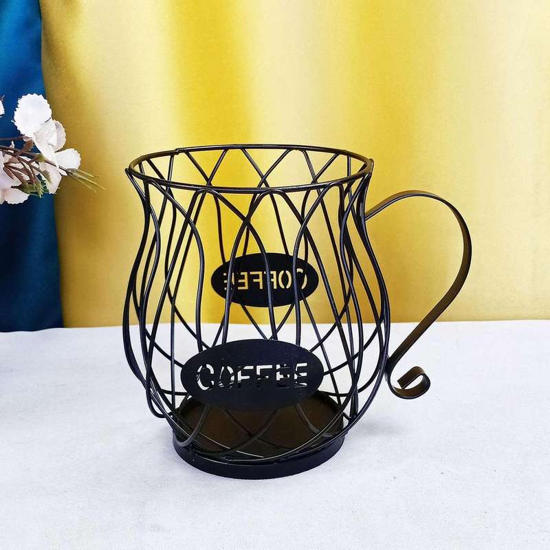 Capsule Dispenser Storage Of Coffee Capsules Coffee Accessories Black