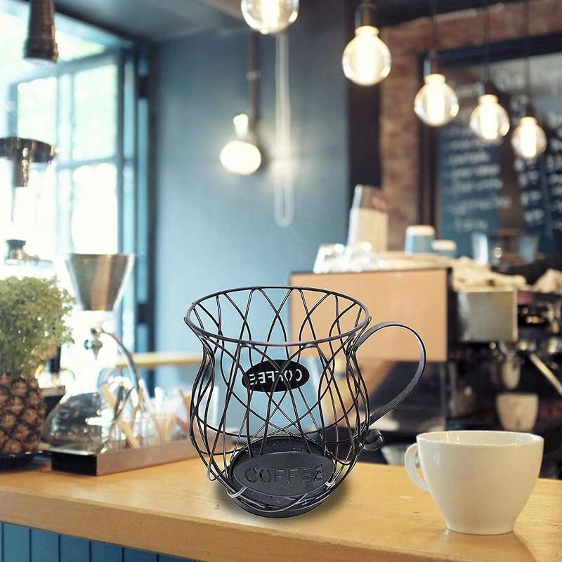 Capsule Dispenser Storage Of Coffee Capsules Coffee Accessories Black