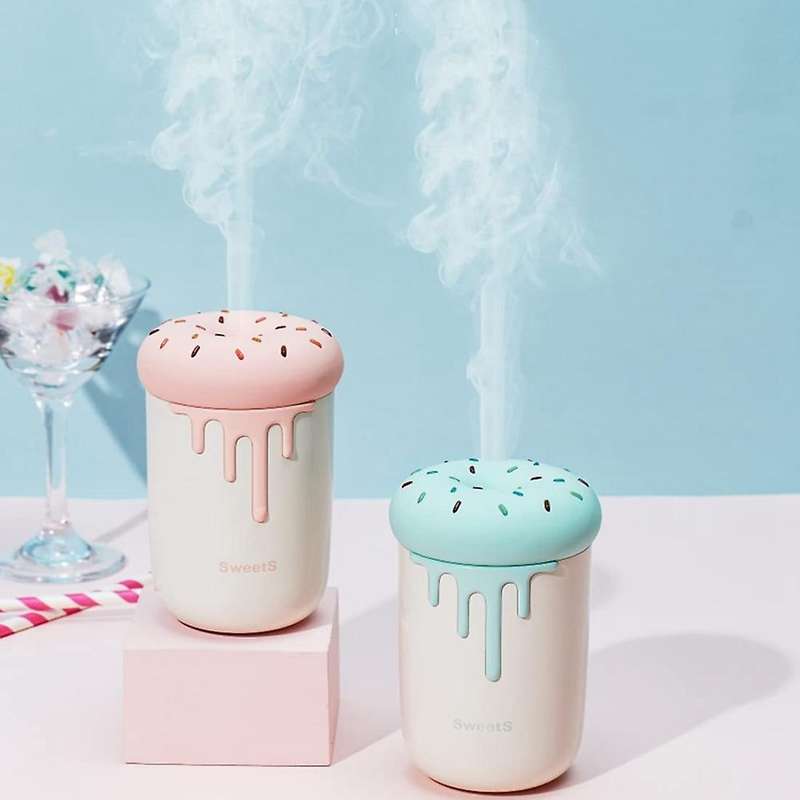 Usb Cool Mist Humidifier with Night Light,250ml for Bedroom Green