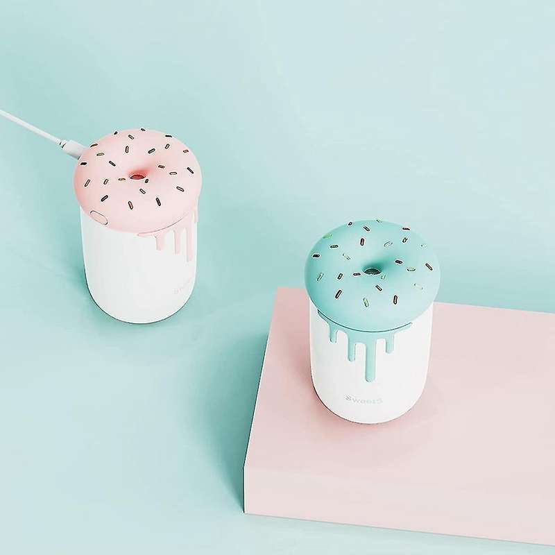 Usb Cool Mist Humidifier with Night Light,250ml for Bedroom Green