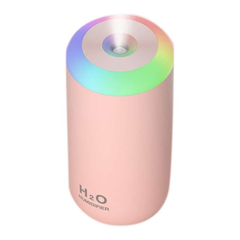350ml Large Capacity Air Humidifier Rechargeable Mist Diffuser,pink