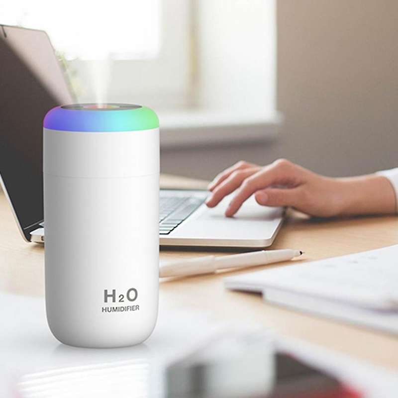 350ml Large Capacity Air Humidifier Rechargeable Mist Diffuser,pink