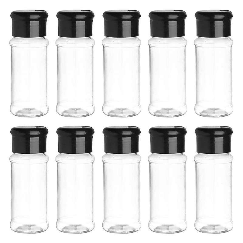 Containers Salt Pepper Seasoning Jar Perfect with Sifter Lid Caps
