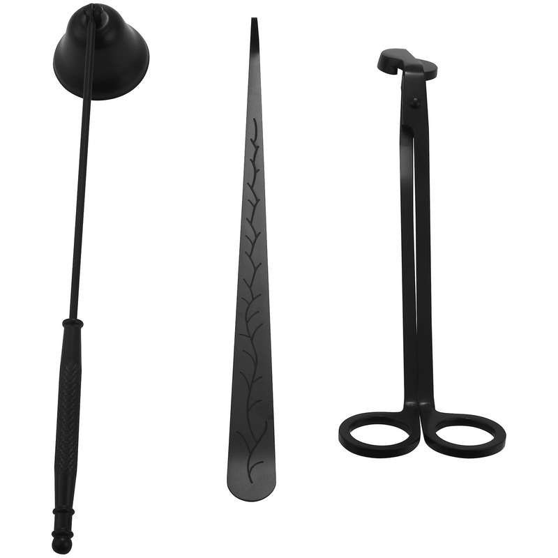 1set Stainless Steel Wick Trimmer Extinguish Candle Cut Tool Kit