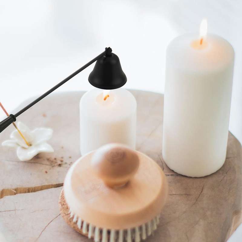 1set Stainless Steel Wick Trimmer Extinguish Candle Cut Tool Kit