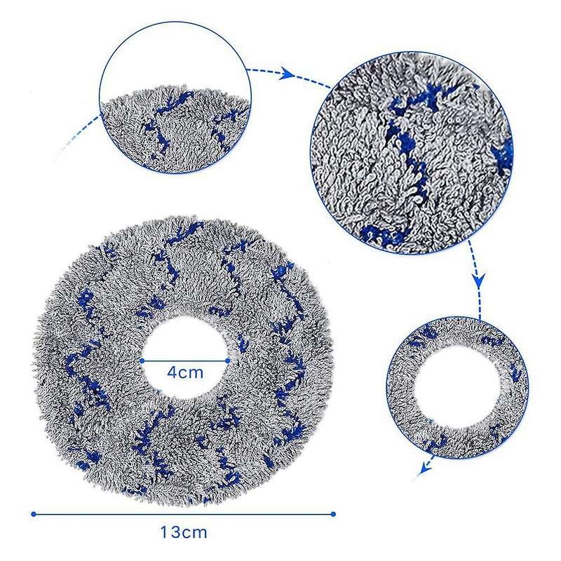 Parts Mop Cloth Pads for Ecovacs Deebot X1omni X1turbo Mopping Pad