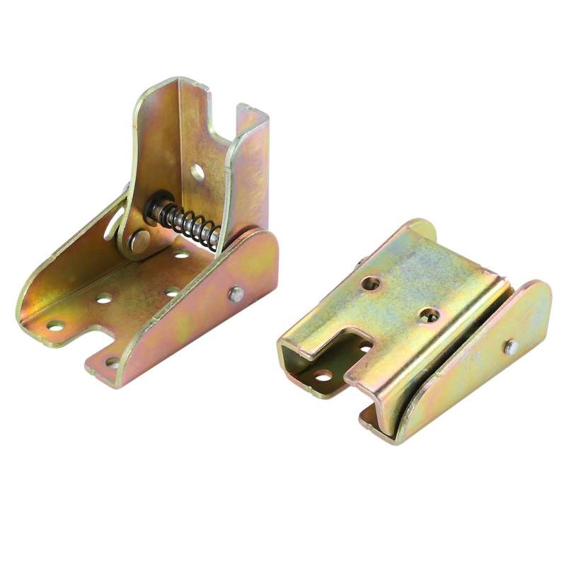 2pcs Self Lock Folding Feet Hinges Metal for Table Leg Bracket