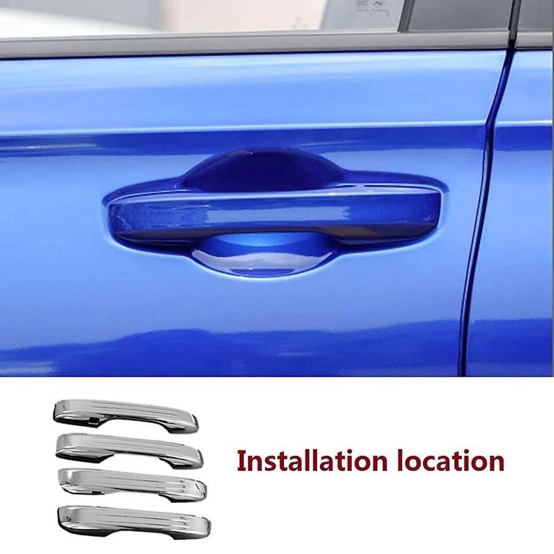 For Honda Civic 11th Gen 2022 Chrome Car Door Handle Cover Trim