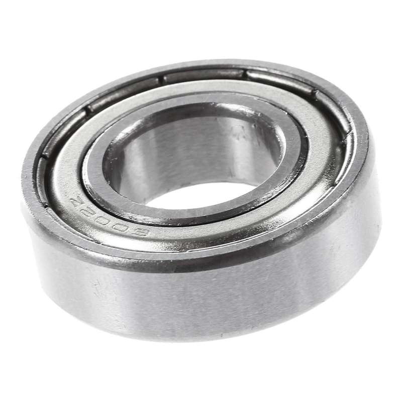 6002z 15 X 32 X 9 Mm Shielded Metal Ball Bearings 10 Pcs, Silver